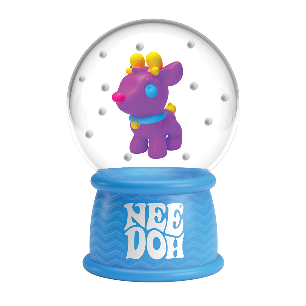 Needoh Squish N Flow Snow Globe - Christmas Fidget Toy