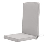 Charcoal Grey High Back Cushion Set Of 2