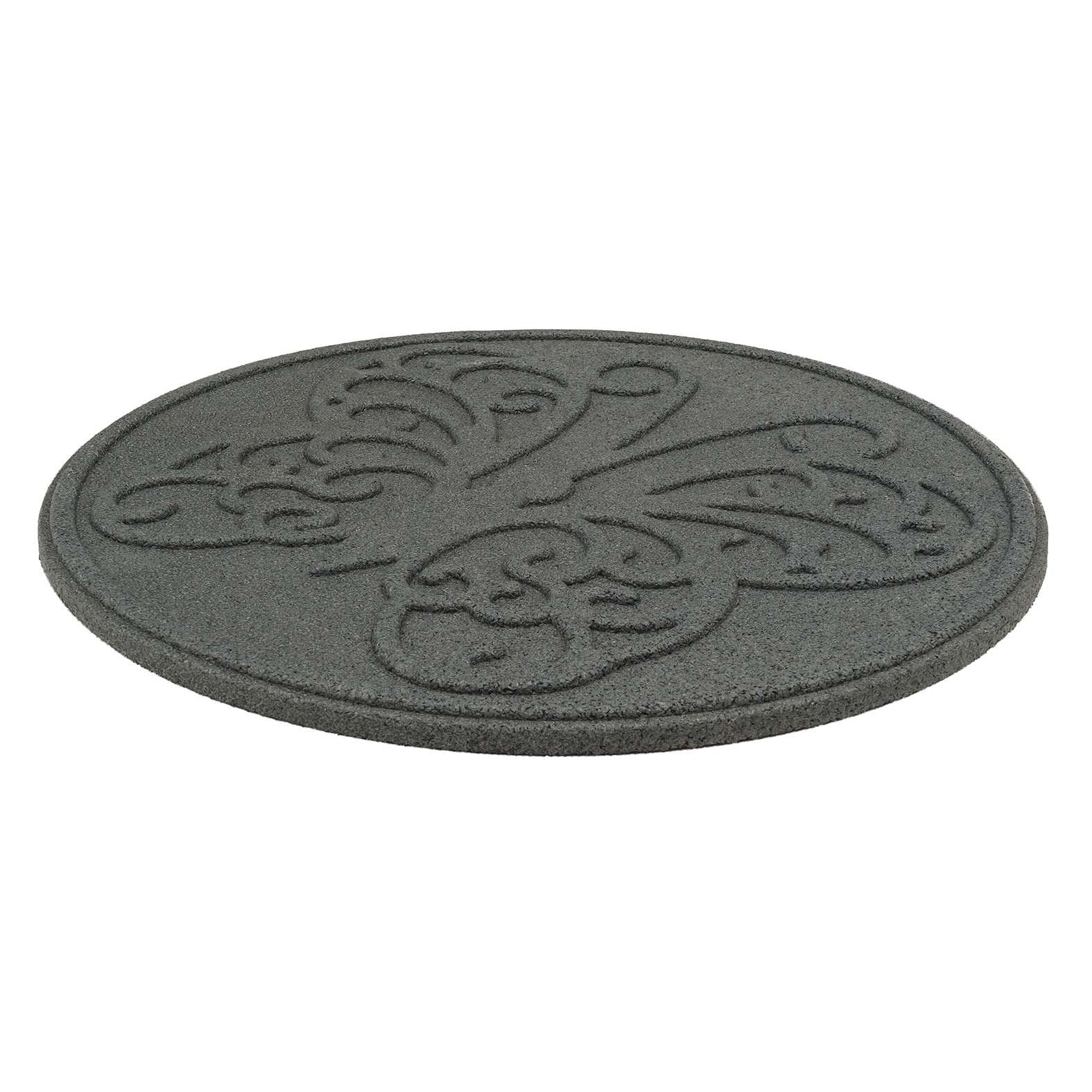 Recycled rubber Reversible Stepping Stone - Butterfly | Set-of-4 | Gray