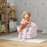 Kids Sofa Chair With Flamingo Design For Bedroom, Playroom | Pink