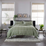 Crossley Heath 100% Cotton Duvet Set – Classic Comfort, Everyday Luxury | King | Green
