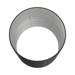 80cm Dia X 40cm/80cm H Outdoor Round Metal Raised Garden Bed Outdoor Planter Box | Large | Anthracite