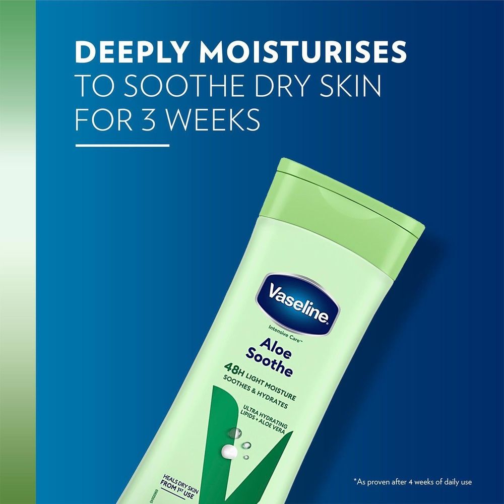 Vaseline Intensive Care Duo Body Lotion Aloe Soothe & Cocoa Radiant, 400ml Each
