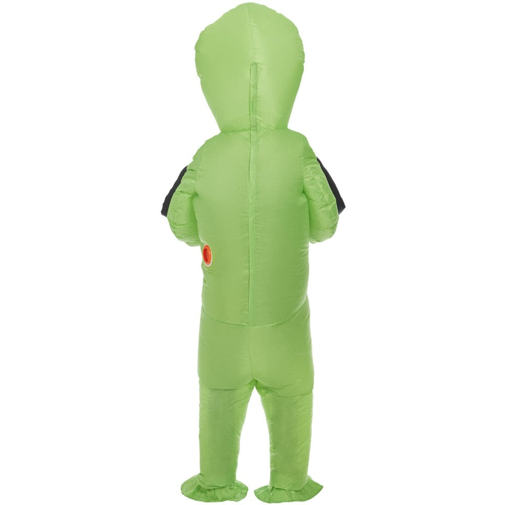 Inflatable Alien Abduction Costume, Green
