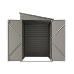 4.6 X 9ft Outdoor Metal Storage Shed Garden Tool Shed With Double Doors, 2 Vents & 4 Hooks