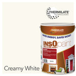 Insopaint Exterior Masonry Paint - Heat Reflecting, Insulating & Weatherproof Exterior Wall Protection | 5l | Creamy White