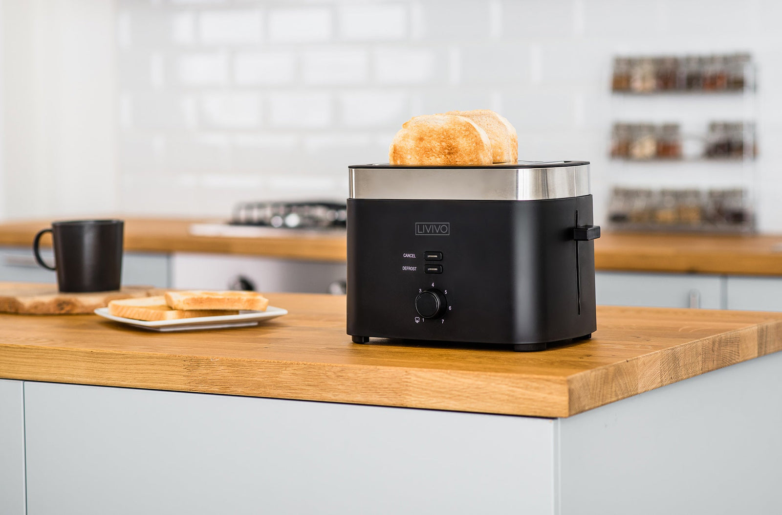Sirius 2 Slice Toaster | Black