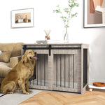 Dog Crate W/ Removable Cushion - Large, Brown | Brown