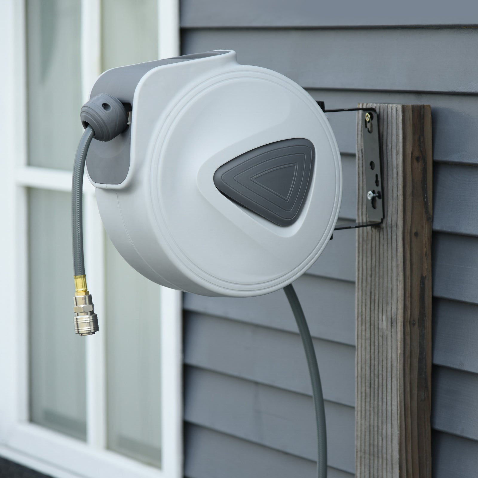 Retractable Air Hose Reel, Wall Mounted | Small
