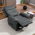 Massage Recliner Chair, Lift Chair With Heat, Usb, Remote | Grey