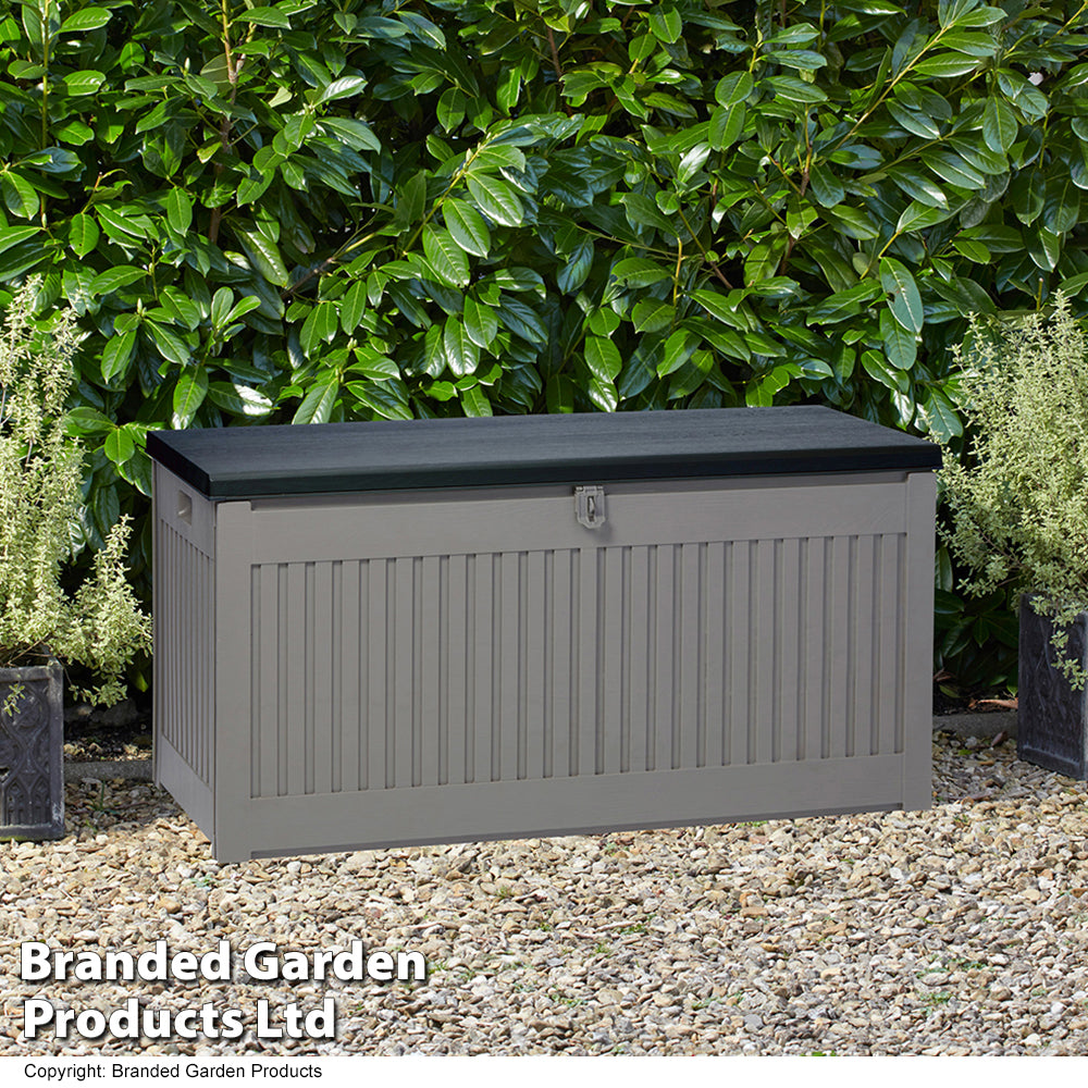 Garden_Gear 270-Litre Lockable Garden Storage with Sit on Lid