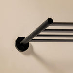 Towel Rack & Shelf, Matt Black, 60cm, Anti-corrosion, Start Collection
