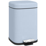 12/20l Kitchen Pedal Bin Metal Rubbish Bin Soft-close Lid | Medium | Blue
