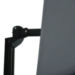 Wall Mounted Parasol W/ 180° Rotatable Canopy | Dark Gray