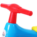 Baby Balance Bike W/rubber Wheels, Storage Bin | Blue