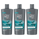 Eucalyptus + Mint 3-in-1 Hair, Face And Body Wash Pack Of 3, 700ml | Set of 3