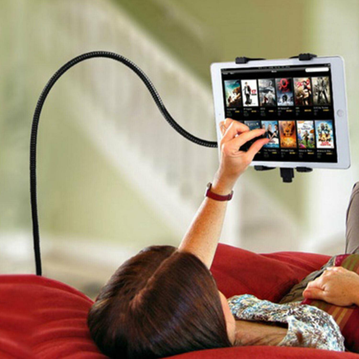360 Degree Clamp Tablet Holder For Smart Devices | Red