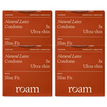 12x Ultrathin Condoms For Safer Sex & Contraception,slim Fit 4 Pk