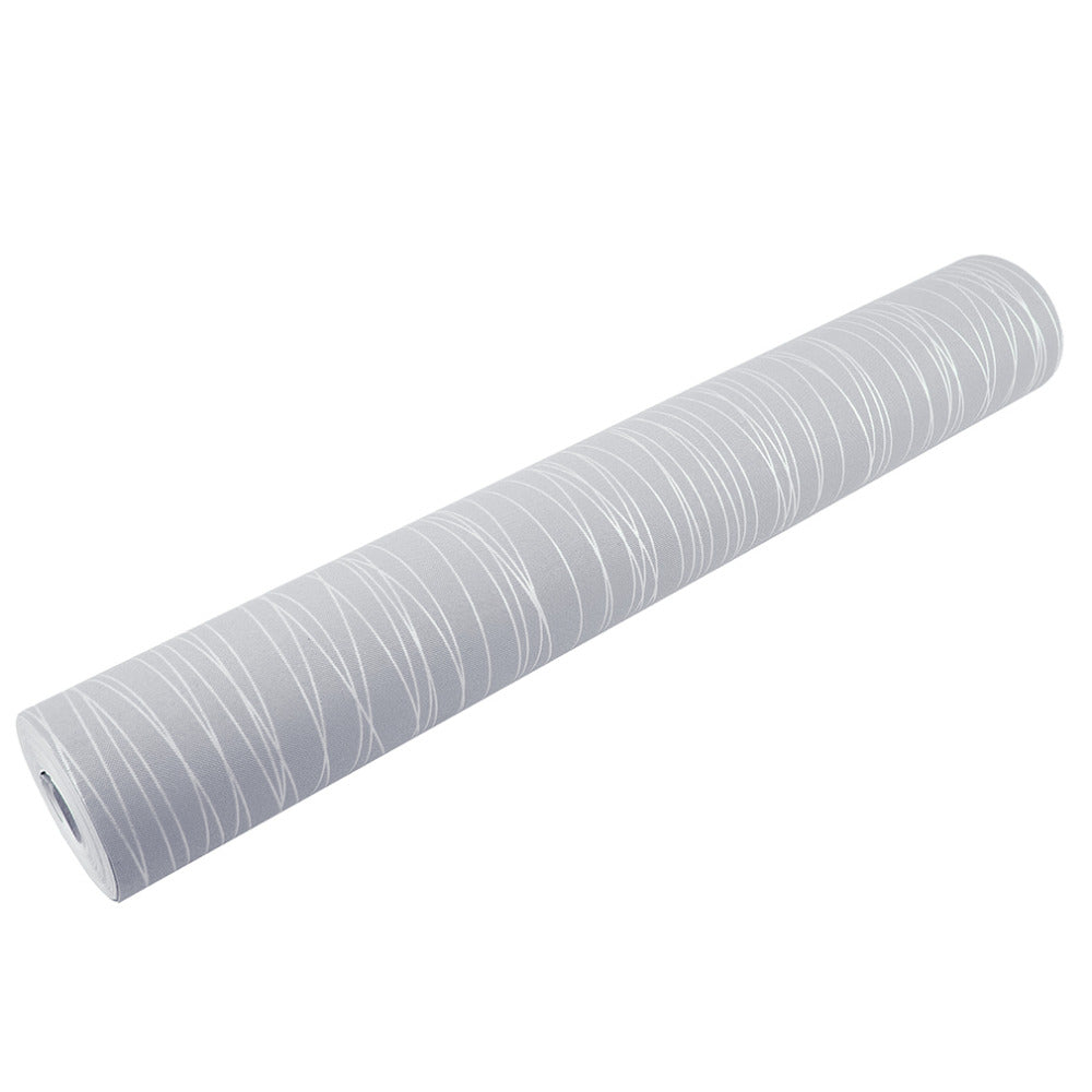 Contemporary Geometric Curving Linear Wallpaper Non-woven Fabric