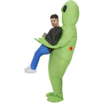 Inflatable Alien Abduction Costume, Green