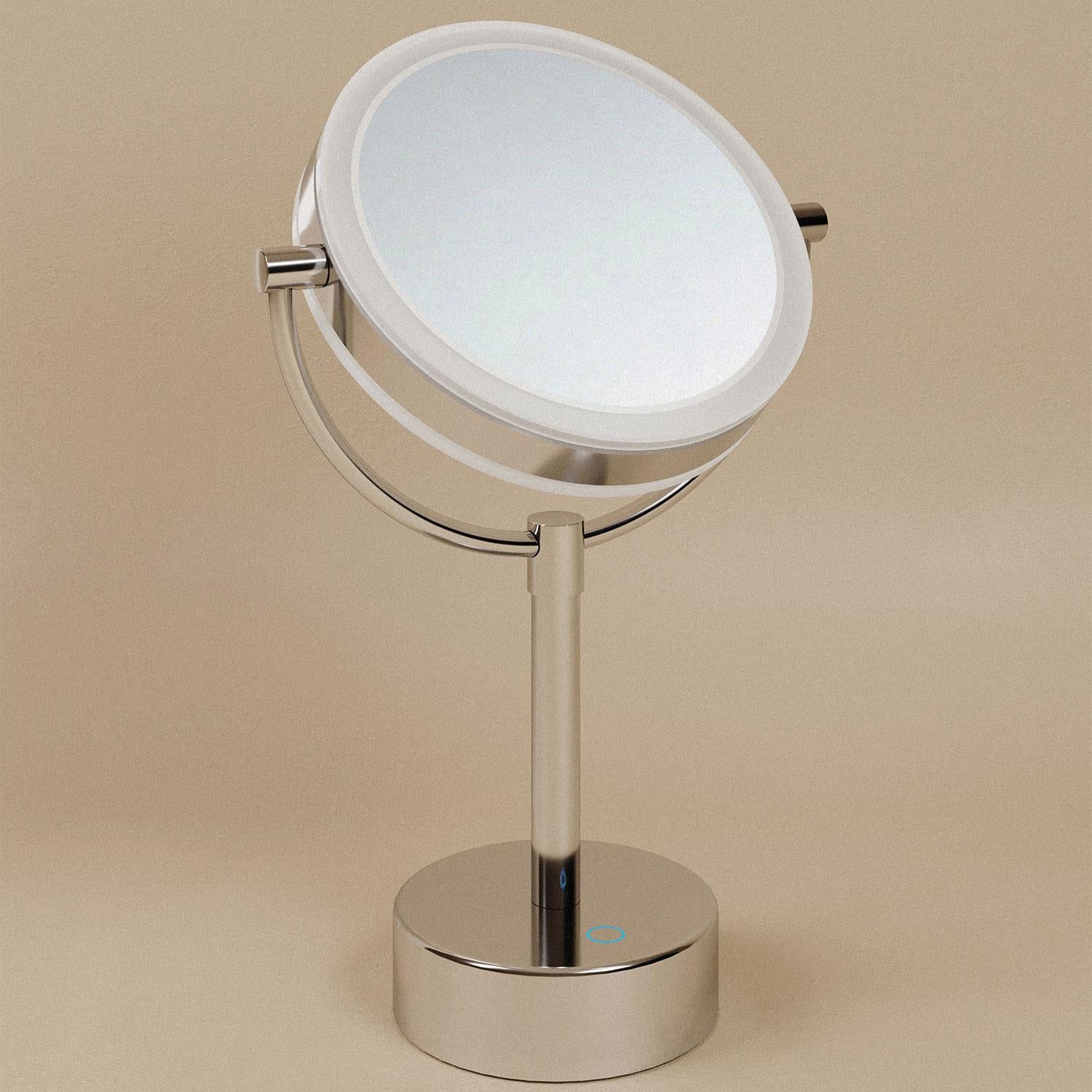 Magnifying Mirror X1/x5 Swivel Led Light Chrome Architect Collection