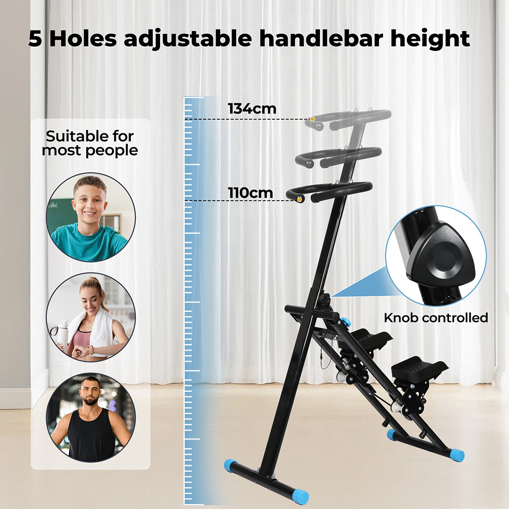 Centra Upgraded Vertical Stair Climber Foldable Stepper Exercise Machine