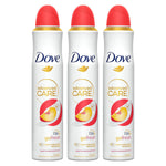 Advanced Care Go Fresh Antiperspirant Spray Peach & White Blossom, 3x200ml