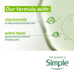 Simple Purifying Cleansing Lotion 200ml & Soothing Toner Bundle