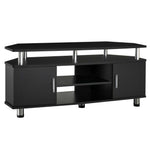 Tv Unit Cabinet W/ Storage Shelves Cupboard | Black