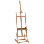H-frame Studio Easel Height Adjustable With Canvas Holder