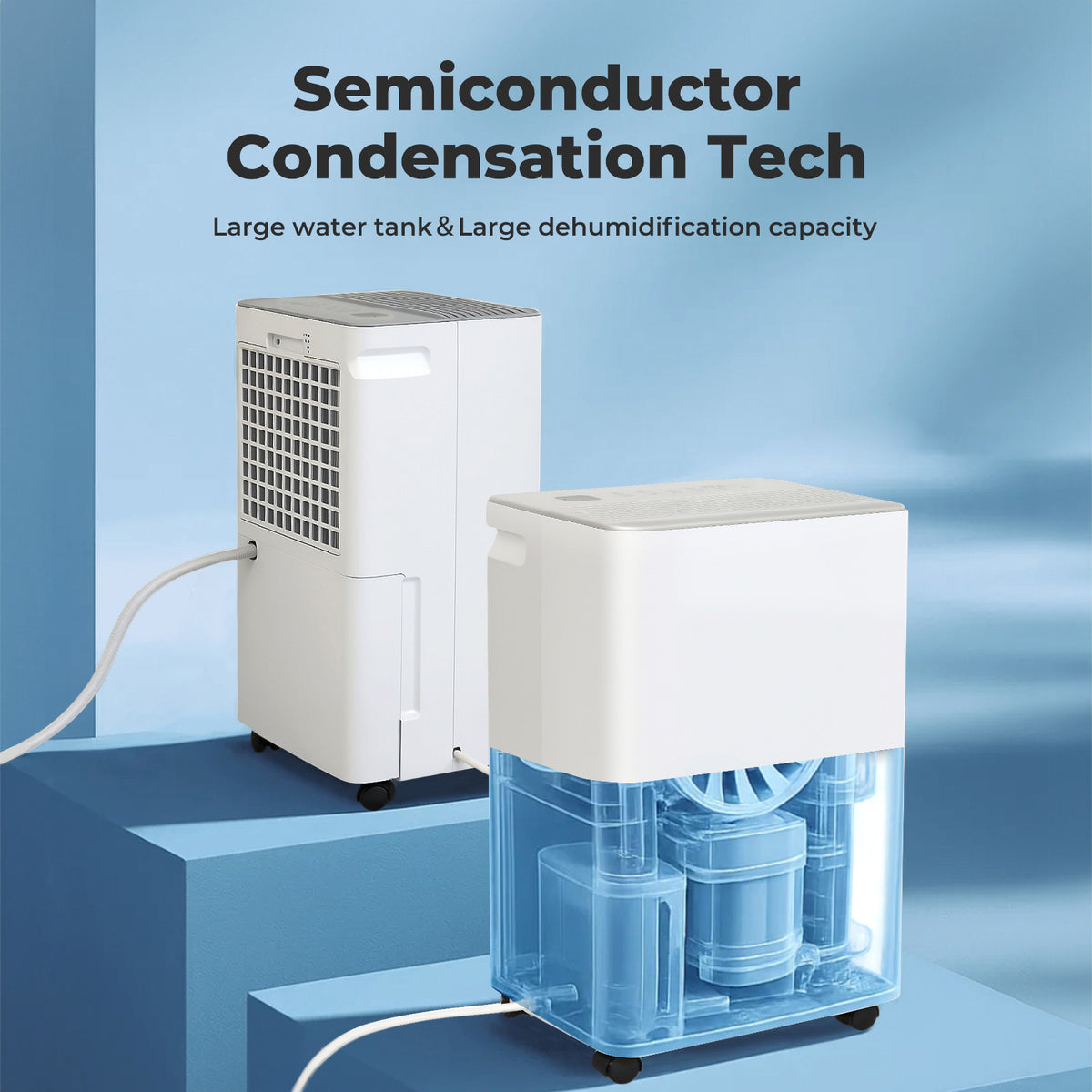 Spector 10l Dehumidifier Air Purifier Mould Moisture Extraction Quiet With Wheel
