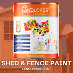 Landlords Paint Shed & Fence Paint - Best Durable Outdoor Wood Protection