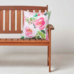 Luxury Outdoor Cushions 2 Set, Waterproof, Soft-touch, Peony, For Garden And Indoors
