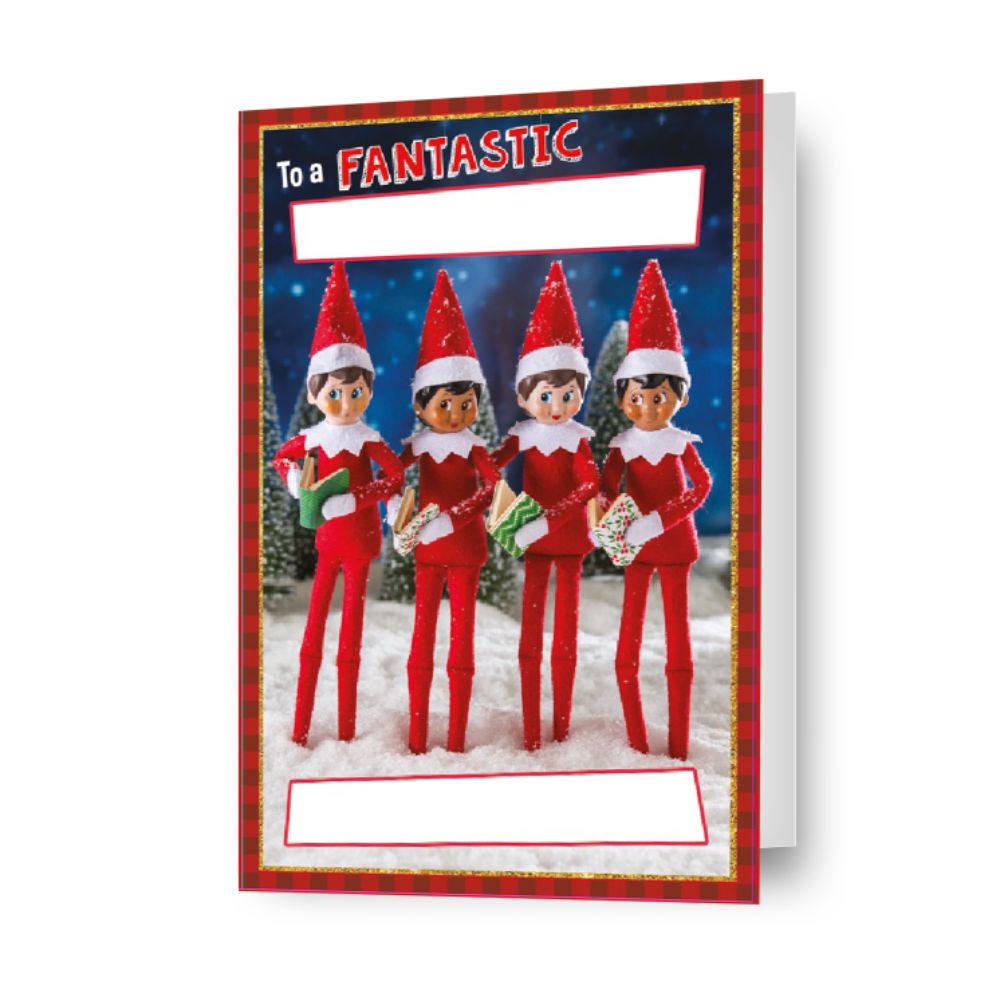 Personalise Christmas Card With Sticker Sheet Official Product