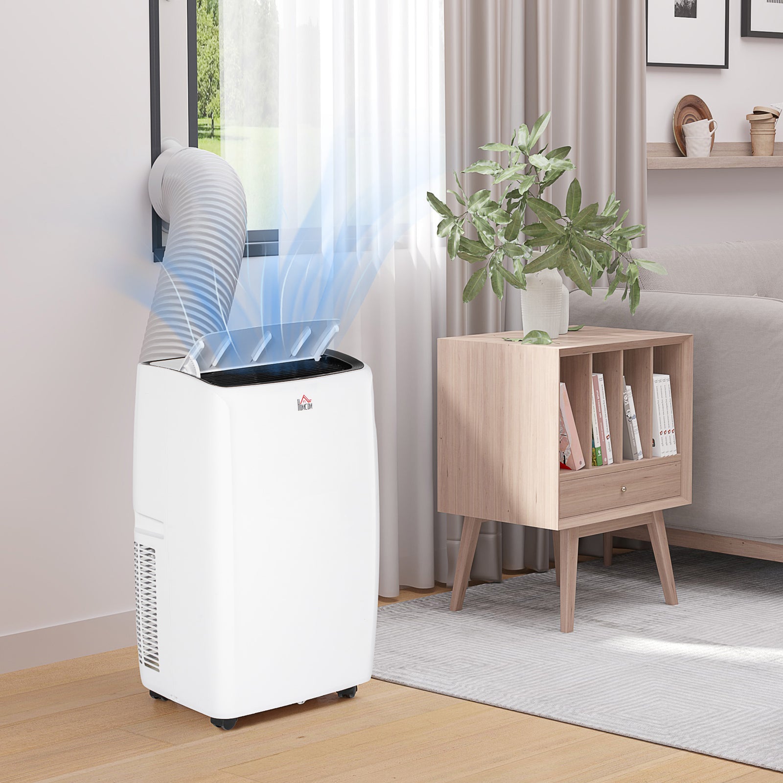 12000 Btu Mobile Air Conditioner Unit For 28m², 24h Timer