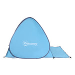 2-3 Person Pop Up Tent Camping Tent Sun Shade Shelter | Blue