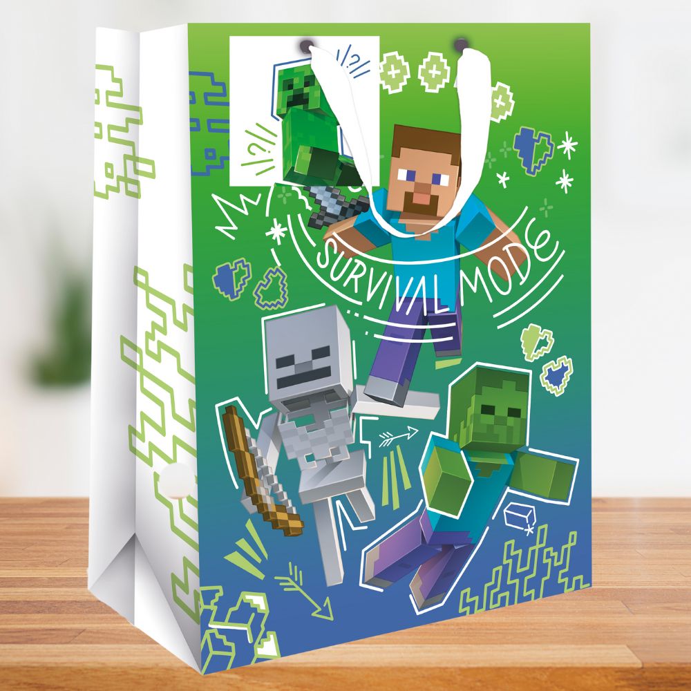 Minecraft Medium Gift Bag Official Product