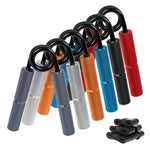 Centra 100-350lb Hand Grip Strengthener Metal Non-slip Gym Trainer Set