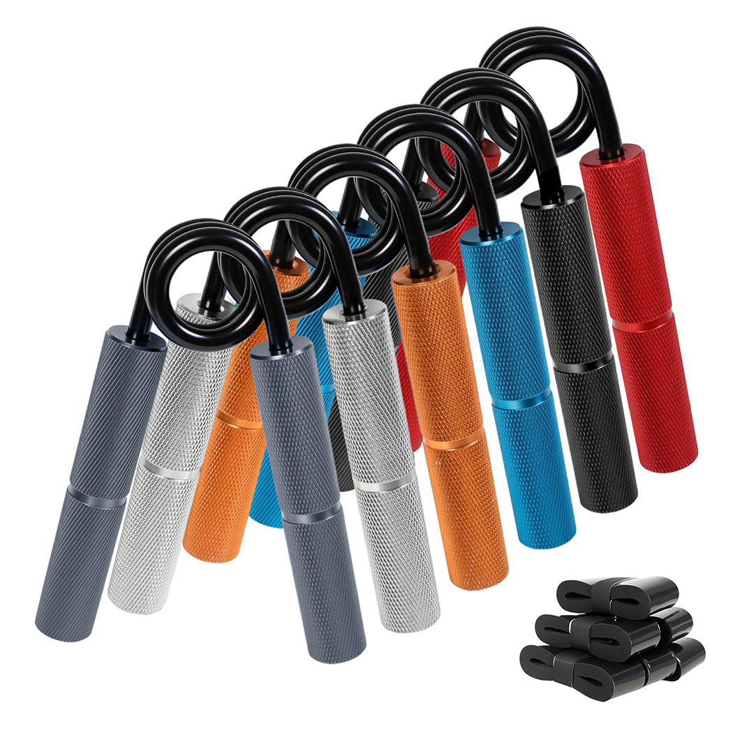 Centra 100-350lb Hand Grip Strengthener Metal Non-slip Gym Trainer Set