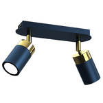 Ceiling Lamp Joker Navy Blue/gold 3xgu11
