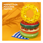 Inflatable Pineapple Swim Ring 90cm | One Size | Pineapple