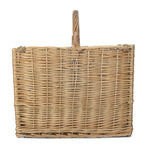 Wicker Antique Wash Open End Basket