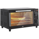Mini Oven 9l Countertop Electric Grill With Temp Timer | One Size | Black