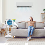 9 Inch Height Adjustable Air Circulator Fan With 9 Setting | One Size | Black