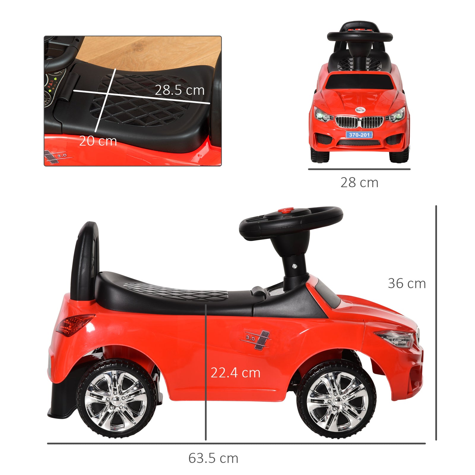 Ride On Car Baby Toddler Walker Foot To Floor Sliding Car Slider | Red