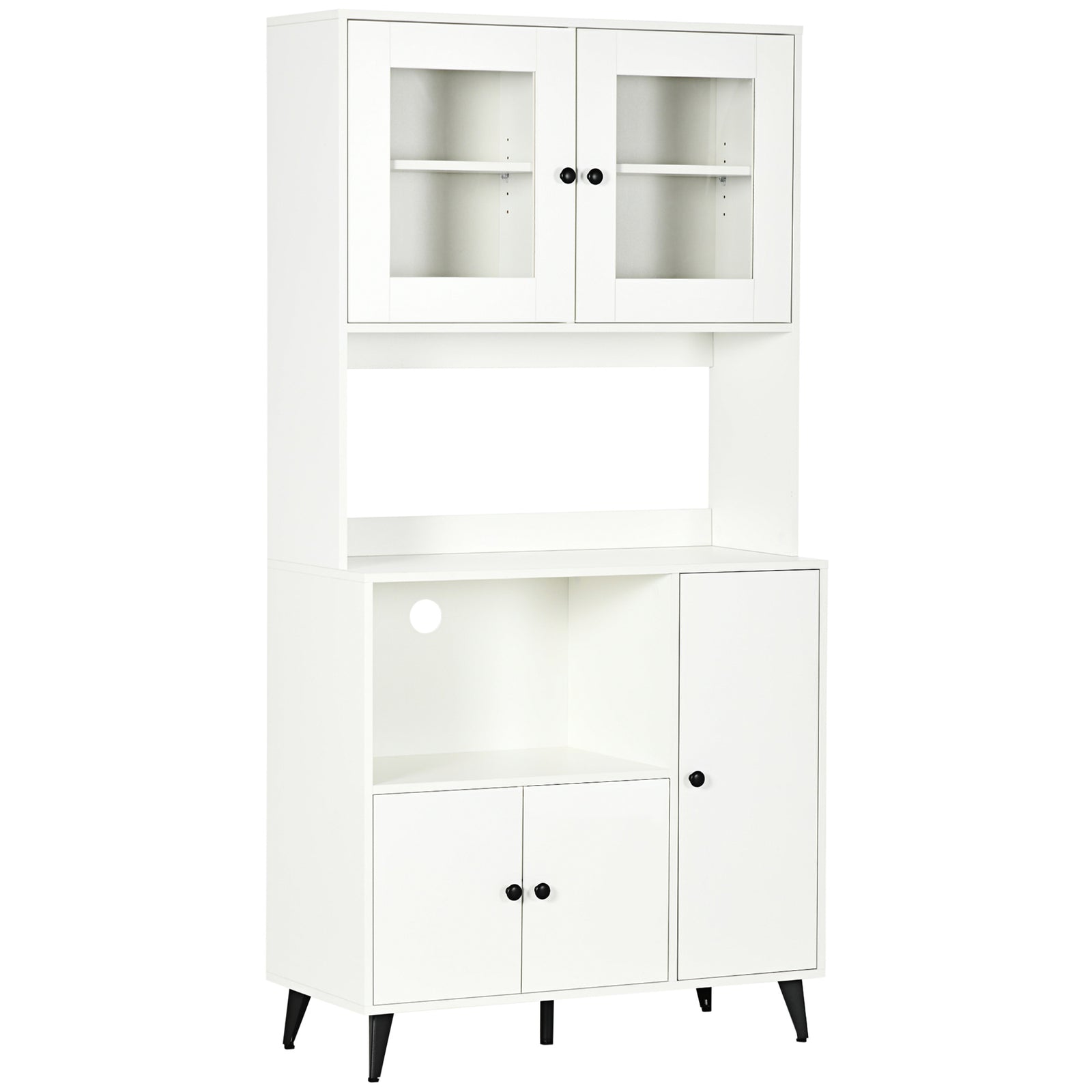 Freestanding Kitchen Cabinet With Adjustable Shelves