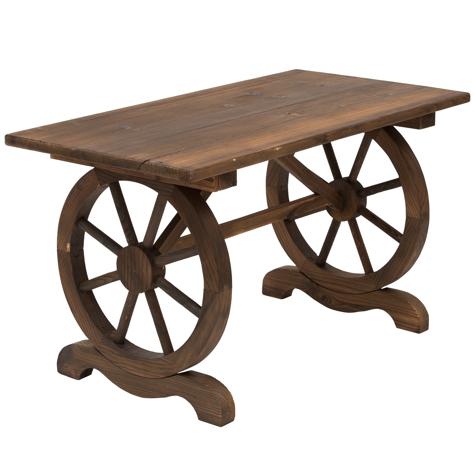 Outdoor Dining Table Patio Display Desk Fir Wood