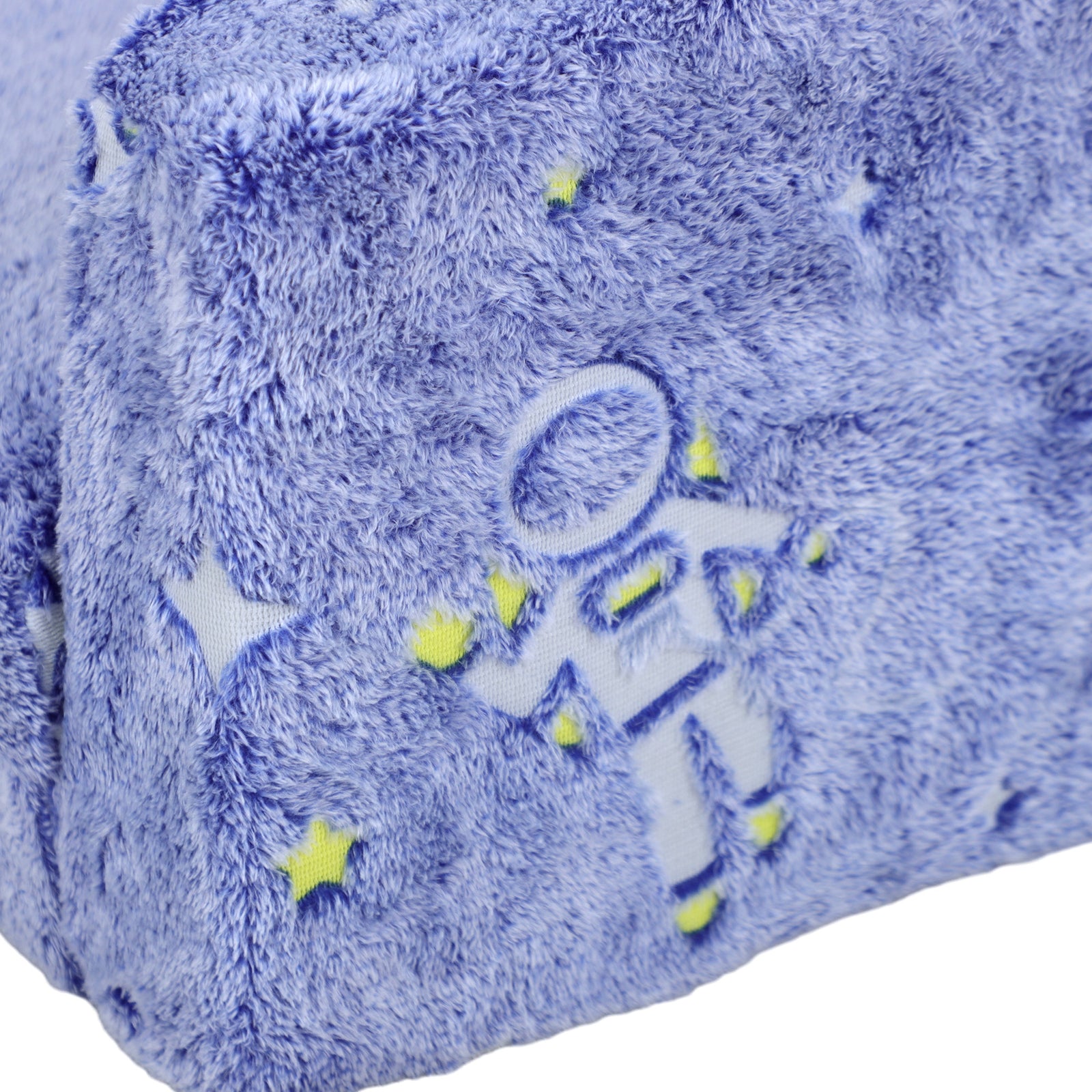 2 In 1 Kids Chair Bed With Glow In The Dark Cosmic Design | Blue