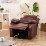 Northfield Dual Motor Massage Heat Riser Recliner Chair | Burgundy
