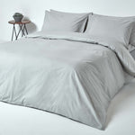Egyptian Cotton Deep Fitted Sheet 200 Tc | Single | Silver Grey